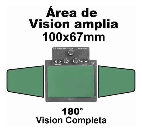 Careta Soldador Fotosensible Electronica Total Visor Complet