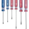 Juego Destornilladores X6pzas Mango Pvc Pretul Pesado