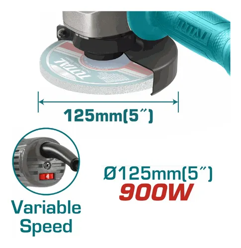 D_NQ_NP_810739-MCO75528631961_042024-O - copia Pulidora 900w Regulador Velocidad 4 1/2 Pesado 110v Total