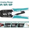 Ponchadora De Cable De Red 8 4p 6p 8p Tmpcn5468r Totaltools