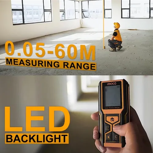 Medidor Distancia Laser 60 Metros Ingco