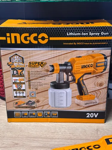 Pistola Rociadora De Pintura Inalámbrica 20v 800ml No Batca