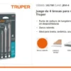 Juego De Brocas Para Vidrio Y Baldosa Truper 101798