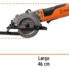 Sierra Circular Compacta 4-1/2'' De Gatillo 750w Truper