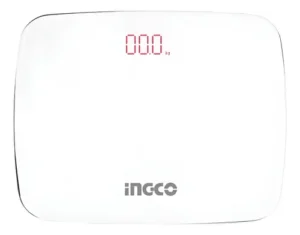 Bascula Digital Corporal Inteligente 180kg Bateria Aaa Ingco