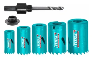 Kit X 5 Sierra Copa Bimetalica Madera Acero Inoxidable Total
