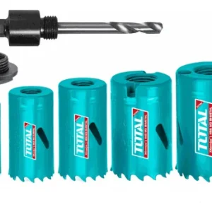 Kit X 5 Sierra Copa Bimetalica Madera Acero Inoxidable Total