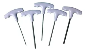 Juego Llaves Hexagonales Largas Bristol Allen En T Milimetri Color Gris