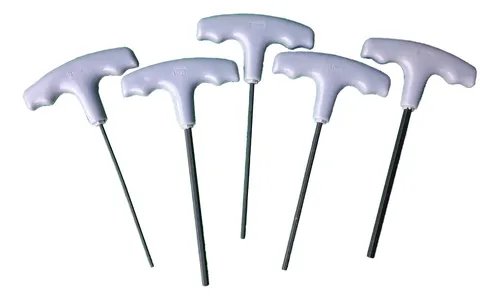 Juego Llaves Hexagonales Largas Bristol Allen En T Milimetri Color Gris