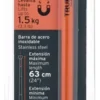 Iman Magnetica Telescopico 1.5kg Metal Truper 14140