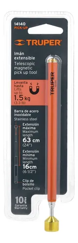 Iman Magnetica Telescopico 1.5kg Metal Truper 14140