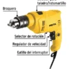 Taladro Percutor 12pg Industrial Reversible 500w Pretul