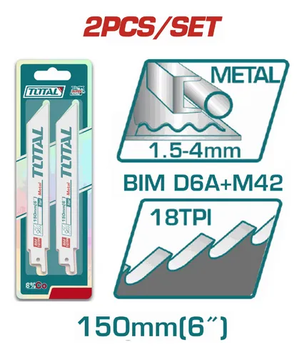 Hojas Sierrasable Para Metal Tac52922ef Tota