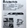 Set 5 Hojas Para Caladora Mango Tipo T 5cm Jbt118b Ingco