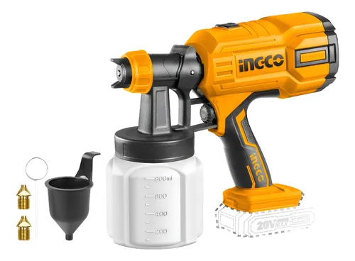 Pistola Rociadora De Pintura Inalámbrica 20v 800ml No Batca