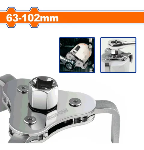 Llave De Filtro Aceite Ajustable 3 Patas 60-120mm Wadfow