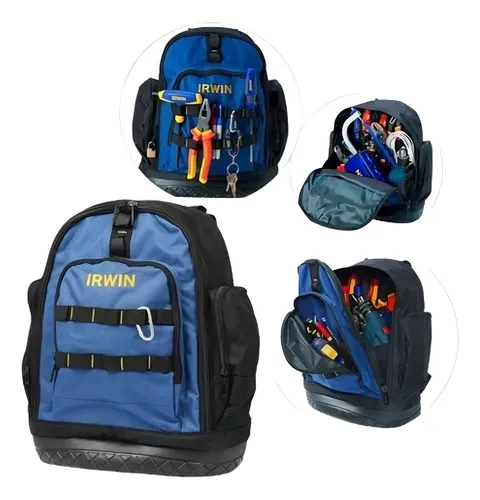 Mochila con base de goma de 14 pulgadas Irwin Resistant 1868159, color azul marino