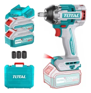 Llave Impacto Total 500nm Inalambrica 20v + 2 Baterias 4.0ah