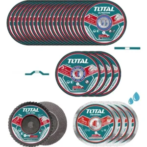 Set X 30 Discos Para Pulidora 3 Corte Metal Total Tac97630