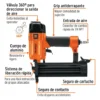Clavadora Neumática Profesional Calibre 18 Truper