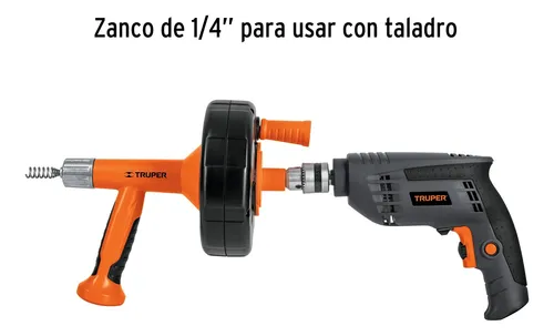 Destapacaños Sonda Para Taladro Truper 12280