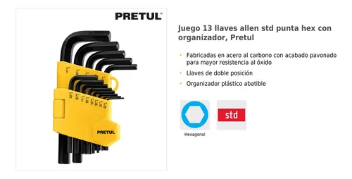 Juego 13pg Piezas Llaves Bristol En Pulgada 21856
