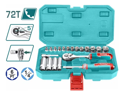 Estuche 20pzs Juego Copas 14 Largascortas 4-14mm Tht14120