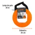 Sonda Acero Para Cable 30m Altocarbono Tratamiento Termico