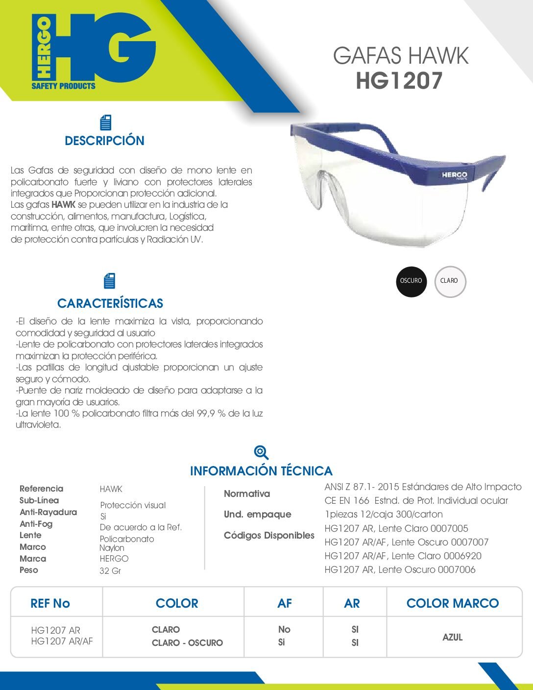 Gafa De Seguridad Y Protección Con Antiempañante Original