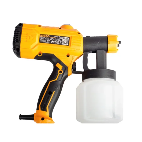 Pistola Para Pintar 450w Vaso Plastico 800ml Ingco Uspg3508