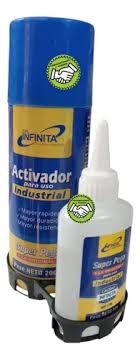 Combo Activador 200 + Superpega 50gr Uso Industrial Infinita