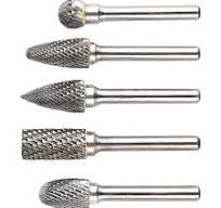 Juego X5 Fresas Para Metal Tungsteno 14'' X 516'' Mototool
