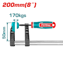 Prensa Rapida En F 8 Pulgadas Industrial Graduable Total