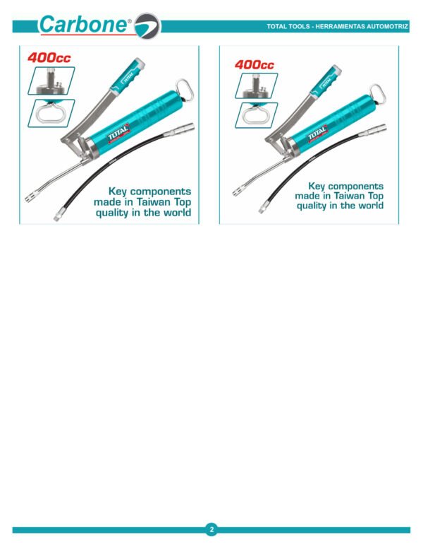 nyector De Grasa Manual Engrasador 400 Cc Industrial Total