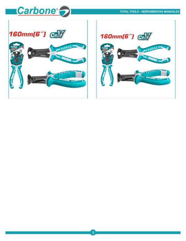 Alicate Corte Final 6'' Uso Industrial Total