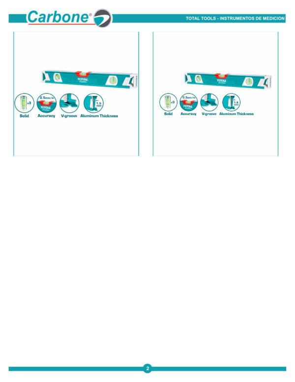 tmt2306-nivel-de-burbuja-en-form_002 Nivel Gota En Nylon Largo 300mm Total