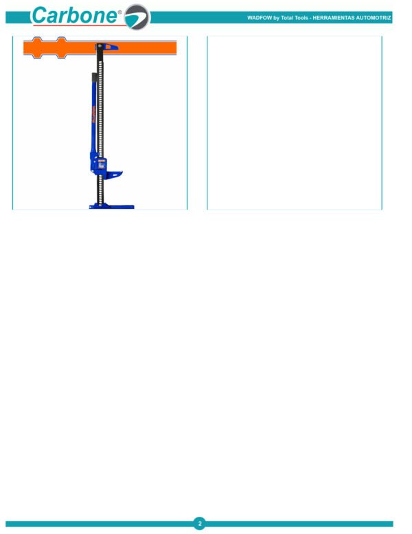 Gato 4x4 Elevador 3 Toneladas Altura De 125 A 1330mm Wadfow