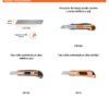 Hoja Repuesto Cutter Trincheta 18mm 10 Unidades Truper 16965