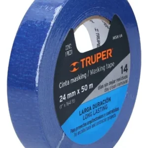 Masking Tape 1'' 50 Mts Azul Pintar Enmascarill Truper 12622