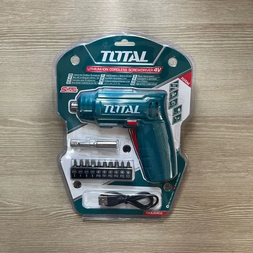 Atornillador Inalámbrico 4v Eco Total Tsdli0402