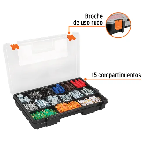 Organizador 11 Pulgadas 15 Compartimentos Truper 19896