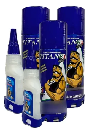 3 Und Pegante Spry Alta Resistencia Titanex Extra Pega Insta