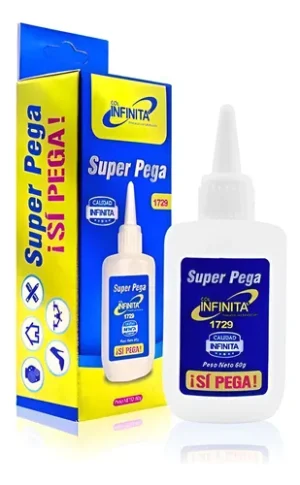 Pegamento Super Bonder Instantaneo Liquido 60gr Infinita