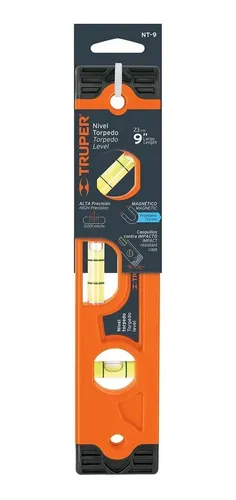 Nivel Magnético 9'' Plástico Abs Truper 11223