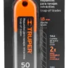 Estuche Con 50 Cuchillas De Repuesto Para Cutter De 18mm