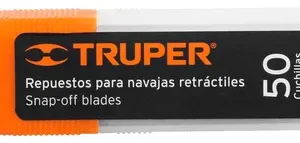 Estuche Con 50 Cuchillas De Repuesto Para Cutter De 18mm