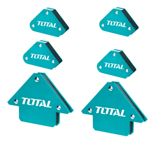 Juego De 6 Escuadras Magneticas Para Soldar, Total