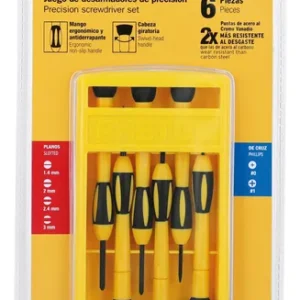 Juego De Desarmadores Precisión 6 Pzas Pretul 21381