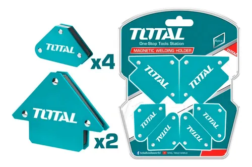 Juego De 6 Escuadras Magneticas Para Soldar, Total