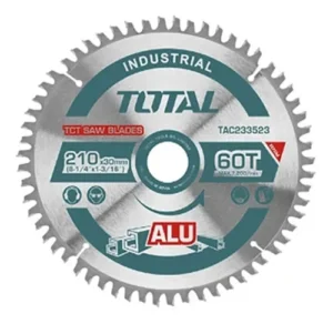 Disco Aluminio 8 14 Para Sierra Ingleteadora 60 Dientes Buje 300mm Total Tac233523